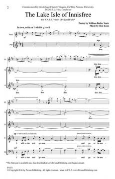 The Lake Isle Of Innisfree (Ron Kean) 