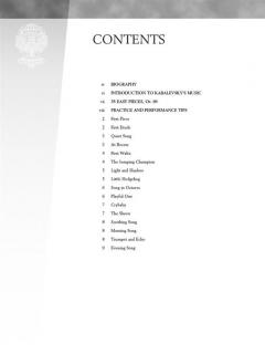 35 Easy Pieces, Op. 89 For Piano von Dmitrij B. Kabalevski 