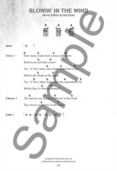 Ukulele Chord Songbook von Bob Dylan im Alle Noten Shop kaufen