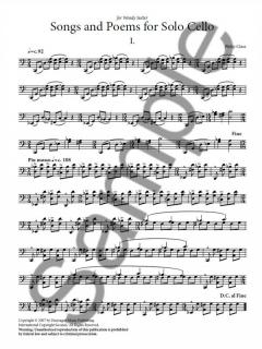 Songs And Poems von Philip Glass für Violoncello solo im Alle Noten Shop kaufen