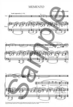 Memento von Richard Rodney Bennett 