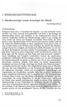 Kompendien Musik 8: Musiksoziologie 