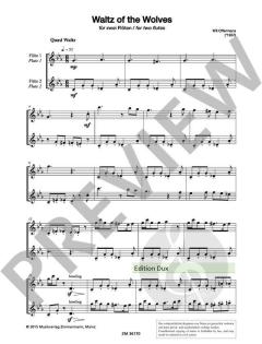 Waltz of the Wolves von Wil Offermans für 2 Flöten im Alle Noten Shop kaufen