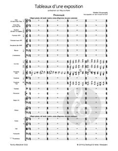 Tableaux d'une exposition / Bilder einer Ausstellung von Modest Petrowitsch Mussorgski 