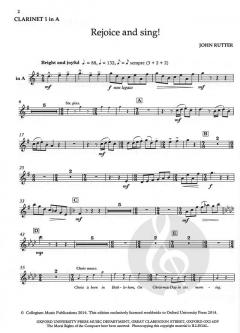 Rejoice and sing! von John Rutter 