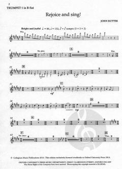 Rejoice and sing! von John Rutter 