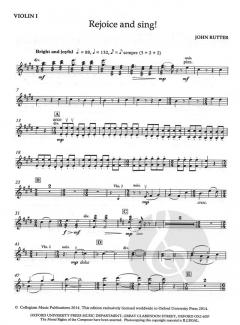 Rejoice and sing! von John Rutter 