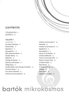 Mikrokosmos von Béla Bartók 