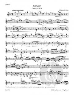 Sonaten in f-Moll und Es-Dur op. 120 von Johannes Brahms für Violine und Klavier im Alle Noten Shop kaufen
