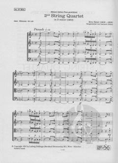 2. Streichquartett d-Moll von Erich Zeisl im Alle Noten Shop kaufen - DOSTP-00572