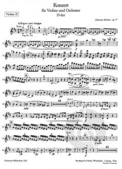 Violinkonzert D-Dur op. 77 von Johannes Brahms 