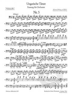 Ungarische Tänze 2: Nr. 5, 6, 7 aus WoO1 von Johannes Brahms 