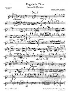 Ungarische Tänze 2: Nr. 5, 6, 7 aus WoO1 von Johannes Brahms 