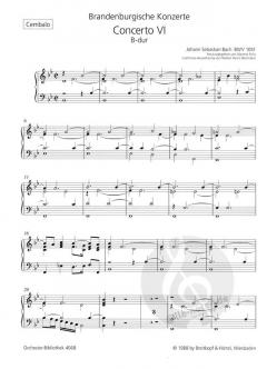 Brandenburgisches Konzert Nr. 6 in B-Dur BWV 1051 von Johann Sebastian Bach 