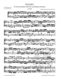 Konzert in c-moll BWV 1060 von Johann Sebastian Bach 