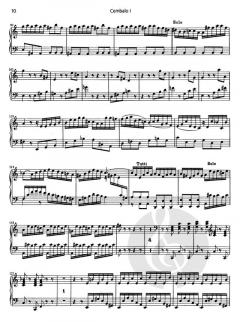 Konzert in a-moll BWV 1065 von Johann Sebastian Bach für vier Cembali und Streichorchester im Alle Noten Shop kaufen (Einzelstimme)