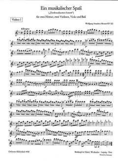Ein musikalischer Spaß KV 522 (W.A. Mozart) 