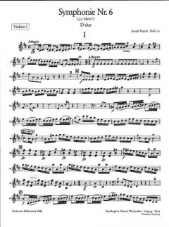 Symphonie Nr. 6 D-Dur Hob I:6 von Joseph Haydn 