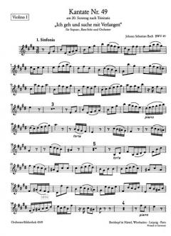 Ich geh und suche mit Verlangen von Johann Sebastian Bach 