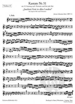 Jauchzet Gott in allen Landen von Johann Sebastian Bach 