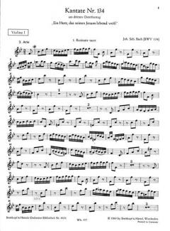 Ein Herz, das seinen Jesum lebend weiss von Johann Sebastian Bach 