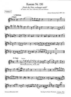 Nach dir, Herr, verlanget mich von Johann Sebastian Bach 