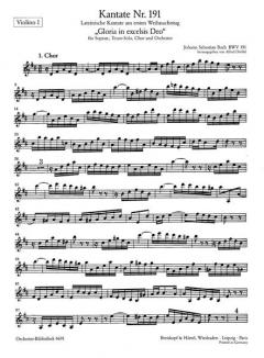 Gloria in excelsis Deo von Johann Sebastian Bach 