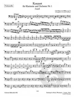 Klarinettenkonzert Nr. 1 f-moll von Carl Maria von Weber 