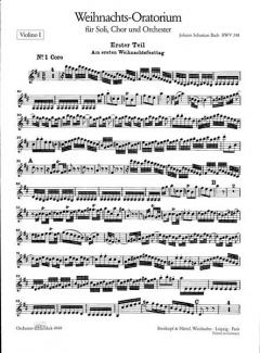 Weihnachtsoratorium BWV 248 von Johann Sebastian Bach 