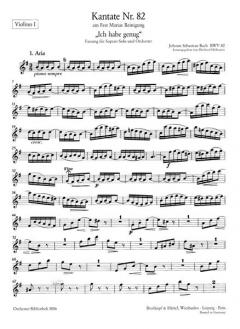 Ich habe genug (genung) von Johann Sebastian Bach 