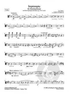 Impromptu von Jean Sibelius 