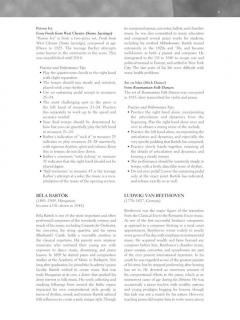 Baroque to Modern: Upper Intermediate Level 