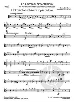 Le Carnaval des animaux von Camille Saint-Saëns 