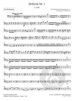 Sinfonie Nr. 1 c-moll op. 11 von Felix Mendelssohn Bartholdy 
