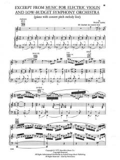 The Frank Zappa Songbook 1 