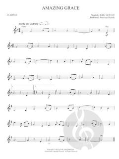 Gospel Hymns for Clarinet 