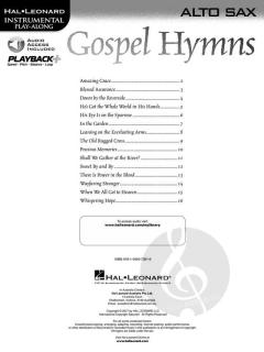 Gospel Hymns for Alto Sax 