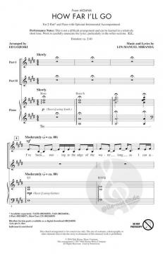 How Far I'll Go von A. Cara 