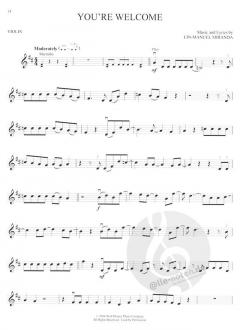 Moana (Violin) von Miranda Lin-Manuel im Alle Noten Shop kaufen