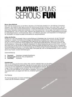 Playing Drums Serious Fun (D) von Paul Reijenga 