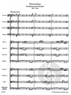 Ouvertüre aus der Orchestersuite in D-Dur BWV 1069 von Johann Sebastian Bach 