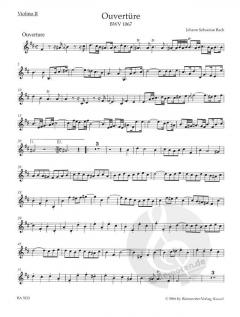 Ouvertüre aus der Orchestersuite in h-Moll BWV 1067 von Johann Sebastian Bach 