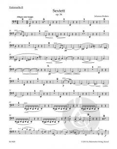 Sextett G-Dur op. 36 von Johannes Brahms (Download) 