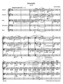 Serenade op. 20 von Edward Elgar 