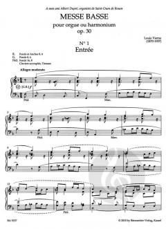 Sämtliche Orgelwerke Band IX von Louis Vierne im Alle Noten Shop kaufen