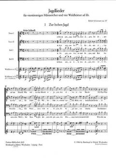 Jagdlieder op. 137 (Robert Schumann) 