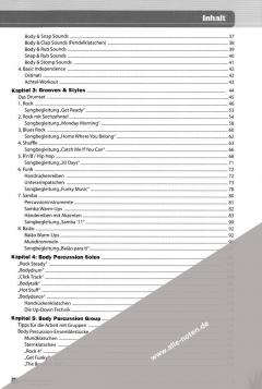 Body Percussion Sounds And Rhythms von Richard Filz im Alle Noten Shop kaufen