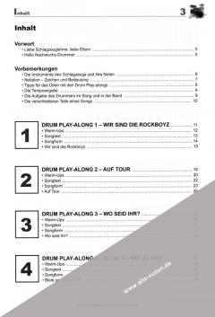 Rockkidz Drum Play-Alongs >> Schlagzeugnoten mit CD