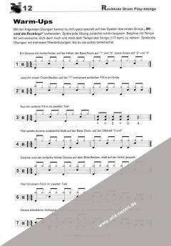 Rockkidz Drum Play-Alongs >> Schlagzeugnoten mit CD