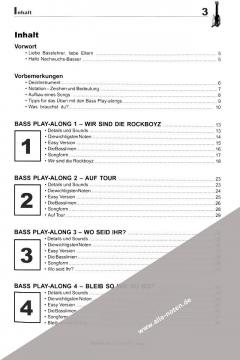 Rockkidz Bass Play-Alongs (Armin Weisshaar) \(>> Bassnoten mit CD
